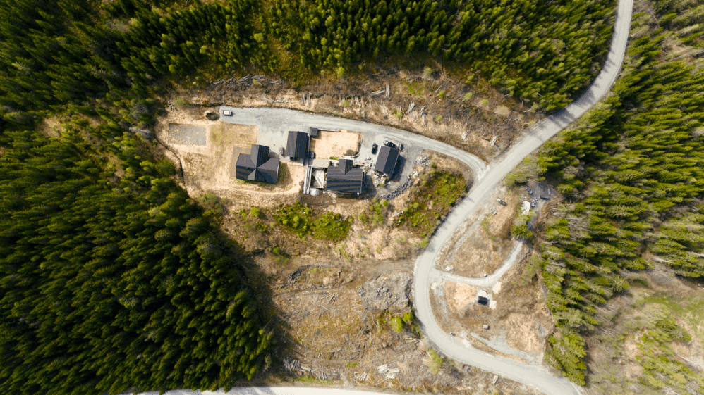 Hegglia Boligfelt Dronebilde